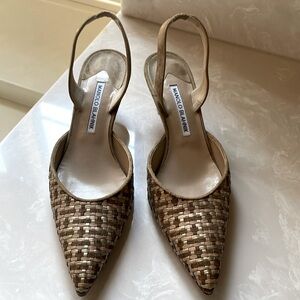 Manolo Blahnik Carolyne Slingback Heels